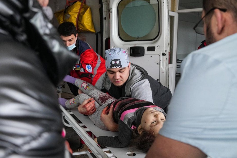 Ukraynadakı acınacaqlı vəziyyət(DƏHŞƏTLİ FOTOLAR)